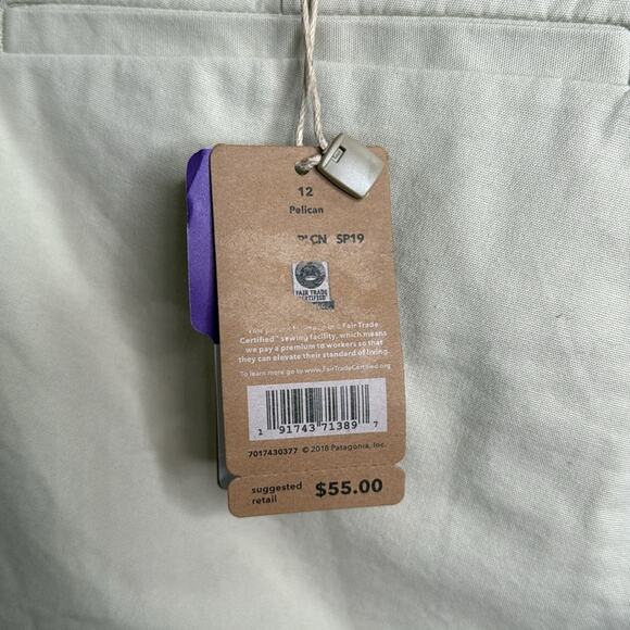 Patagonia Stretch All-Wear Shorts - 4" in khaki Tan New with Tag W1725 Sz 12 - Picture 7 of 10